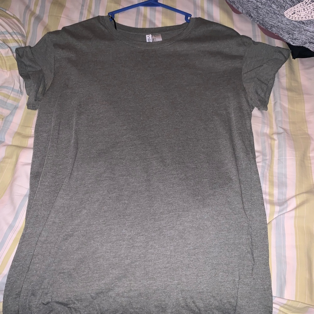 Long Olive green tee